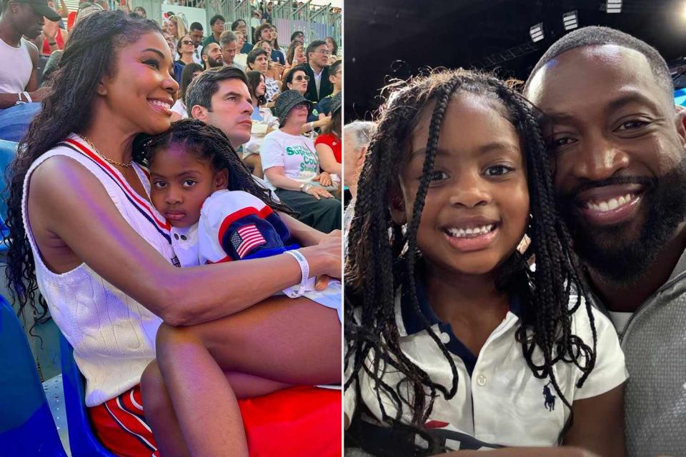 Gabrielle Union and Dwyane Wade Spend Time with Daughter Kaavia at Paris Olympics: ‘Coming to You Live’