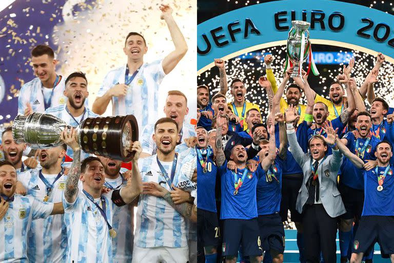 Argentina e Italia, campeones de América y de Europa