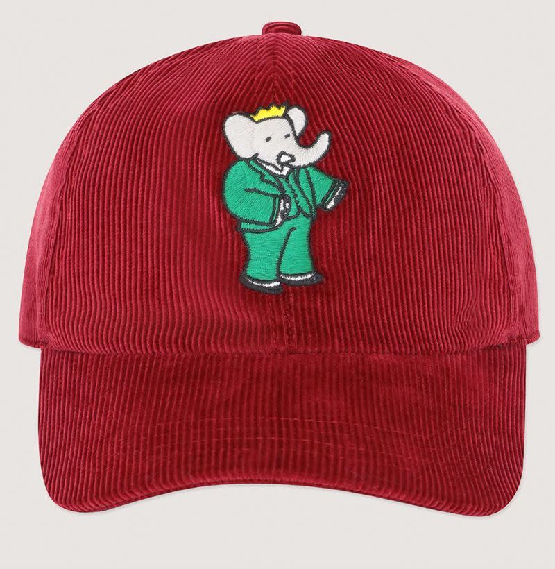 Baba Burgundy Corduroy Cap