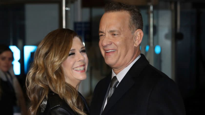 (LtoR) Rita Wilson, Tom Hanks, Rita Wilson