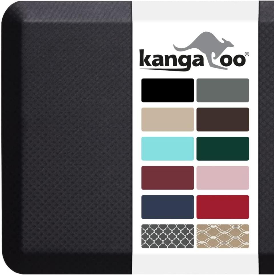 KANGAROO-Thick-Superior-Comfort-Relieves-Pressure-All-Day-Ergonomic-Stain-Resistant-Floor-Rug Anti-Fatigue-Cushion-Mat-Durable-Standing-Desk-Foam-Pad-Mats-Kitchen-Office-Amazon