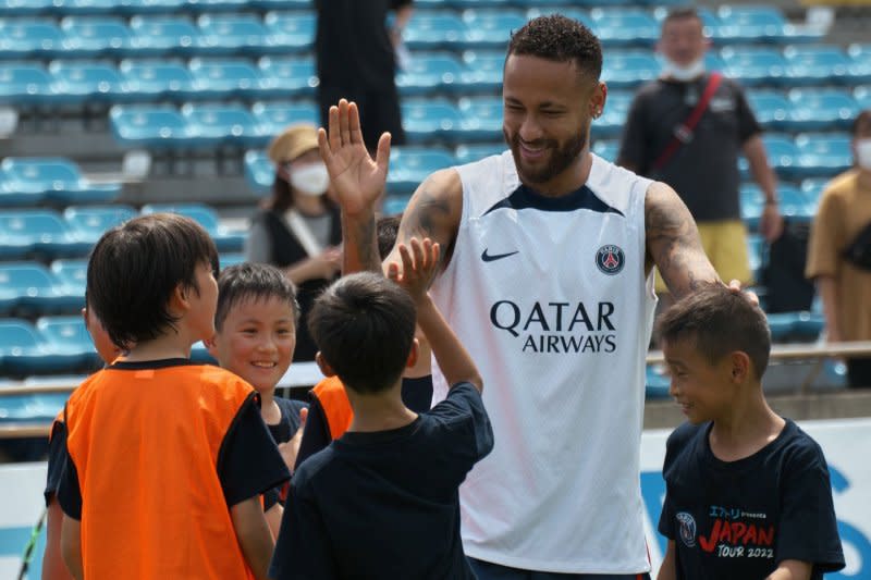 Paris Saint-Germain forward Neymar Jr. is set to join Saudi club Al-Hilal on a two-year contract. File Photo by Keizo Mori/UPI