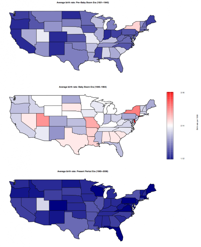 birth rates by era