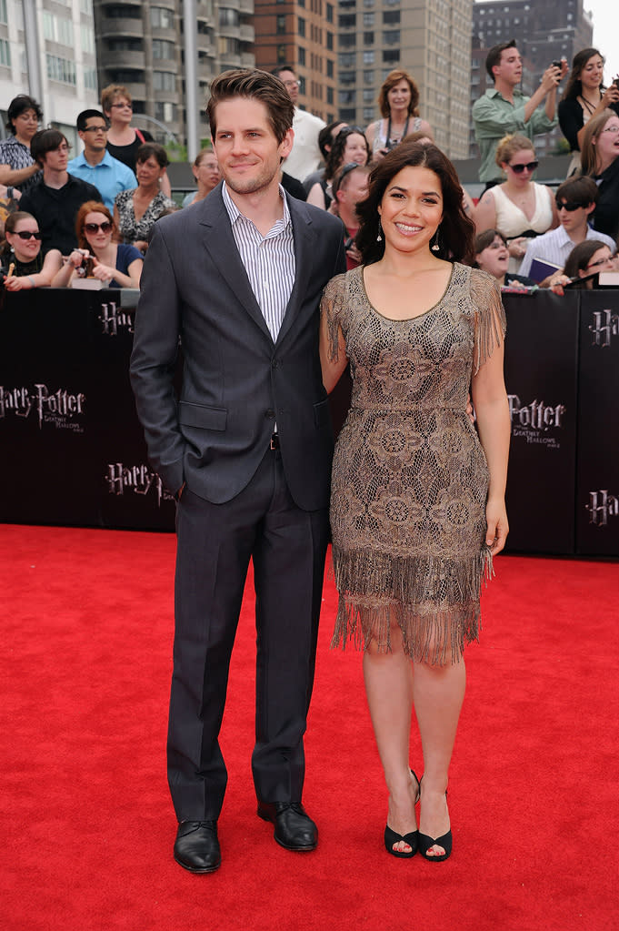 Harry Potter and the Deathly Hallows NY Premiere 2011 Ryan Piers Williams America Ferrera