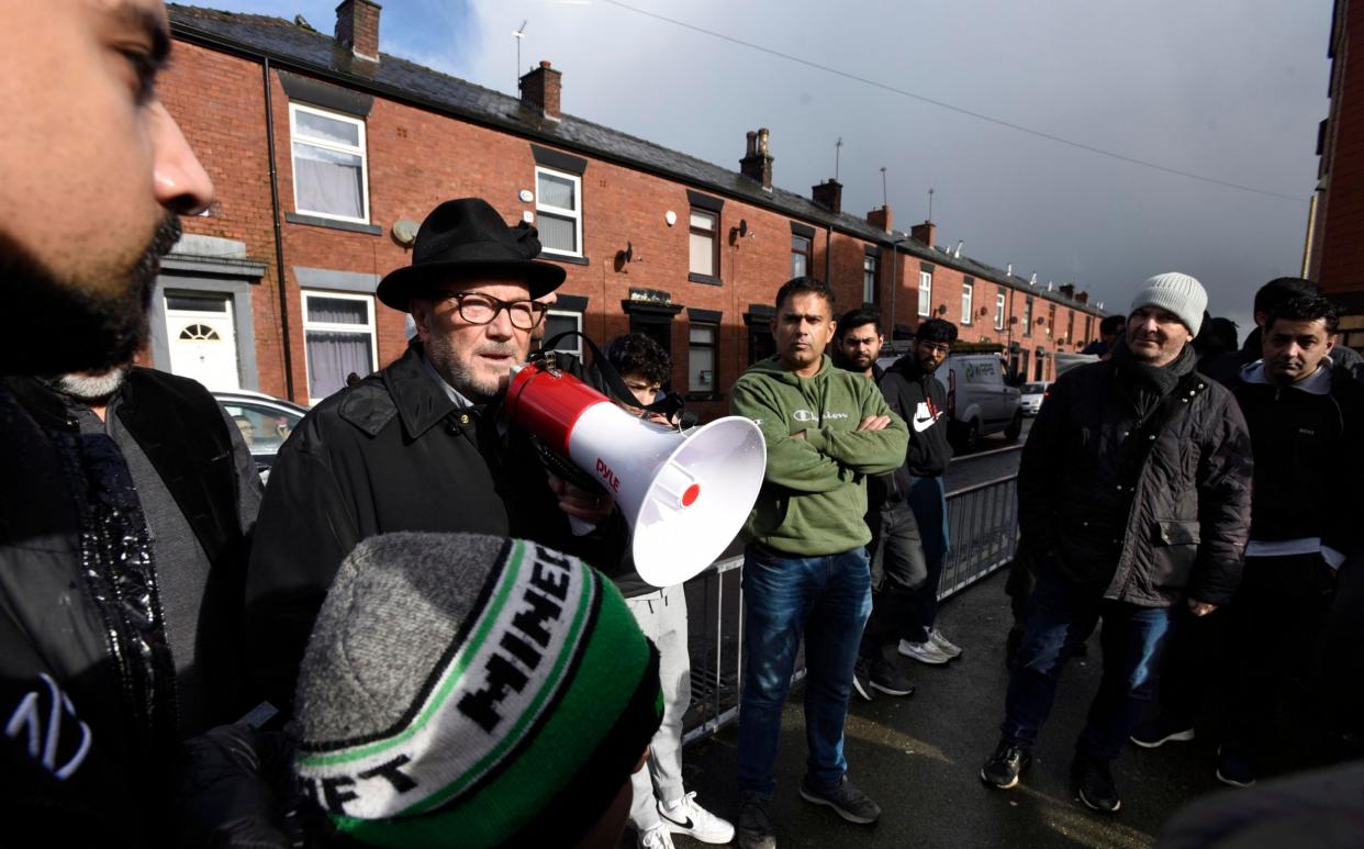 George Galloway is mounting a challenge to take Rochdale as a candidate for his Workers Party of Britain