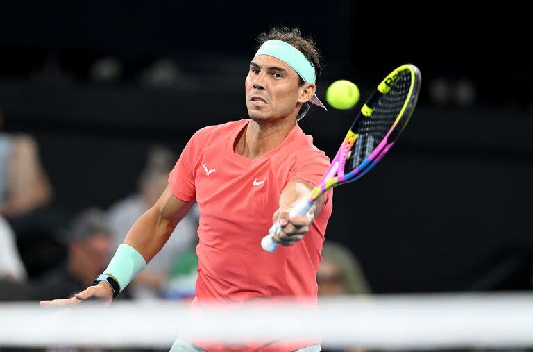 En Brisbane: Rafael Nadal en acción luego de una temporada de inactividad 