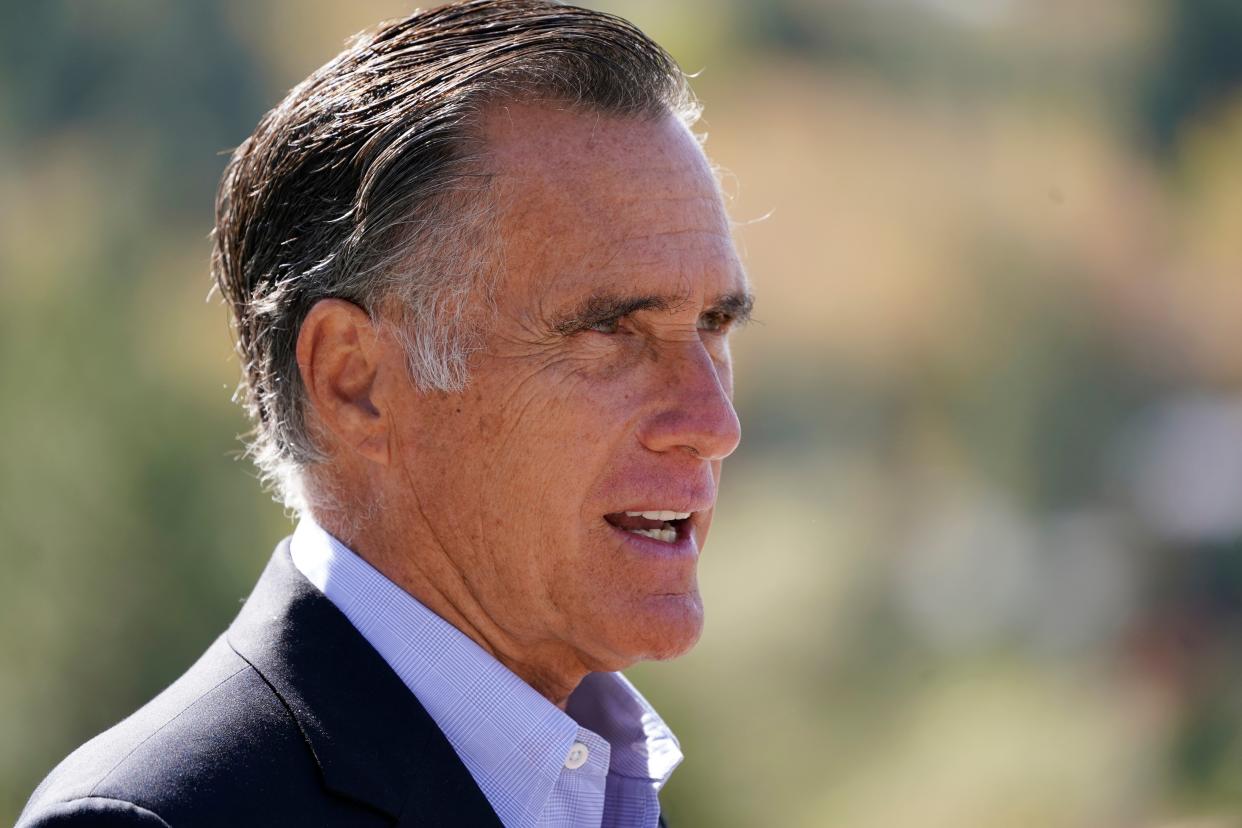 <p>El senador republicano de Utah, Mitt Romney, recibirá el premio John F Kennedy <em>Profile in Courage</em> por ser el único republicano que votó para acusar al expresidente Donald Trump durante su primer juicio político</p> (Copyright 2020 The Associated Press. All rights reserved)