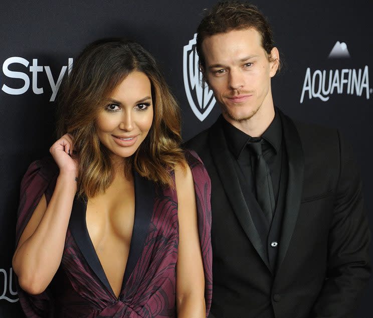 Naya Rivera and Ryan Dorsey pictured in January 2016 (Photo: Gregg DeGuire/WireImage)