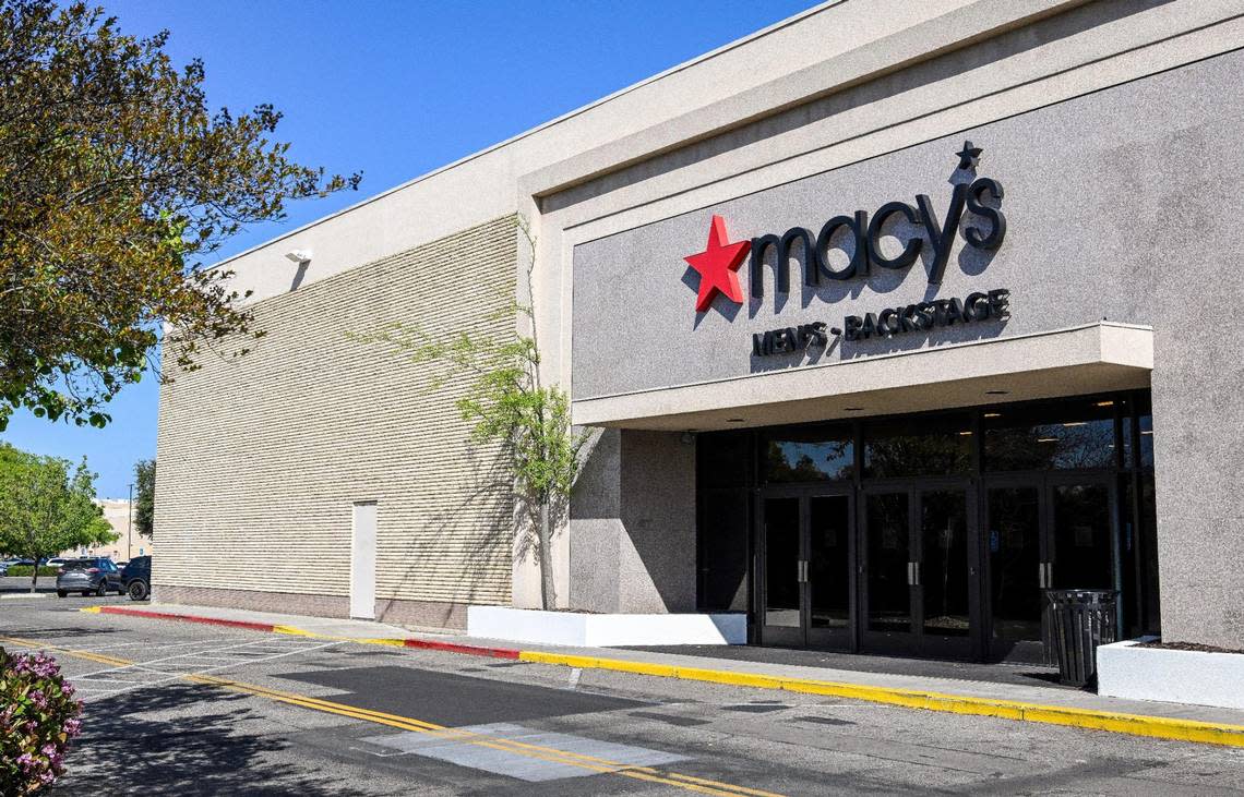 The Macy’s men’s store located in the southern back end of Fashion Fair Mall in Fresno.