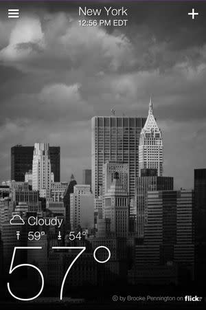 Yahoo's New Weather App Will Change Every Day of Your Life