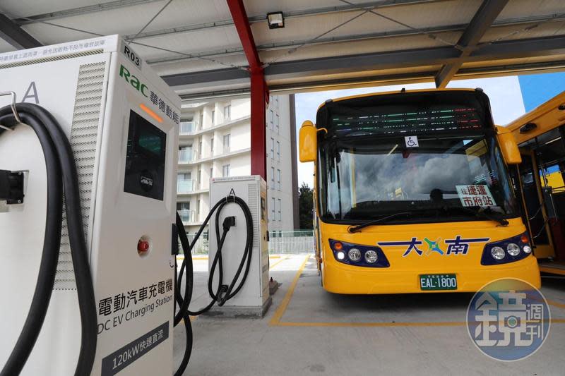 大南汽車向華德動能採購的48輛電動巴士將正式投入營運。