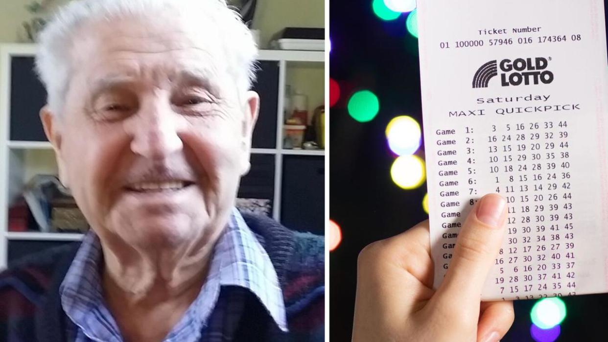 William John Bampton won $986,212.30 in the Lotto in 2018. Picture: Facebook