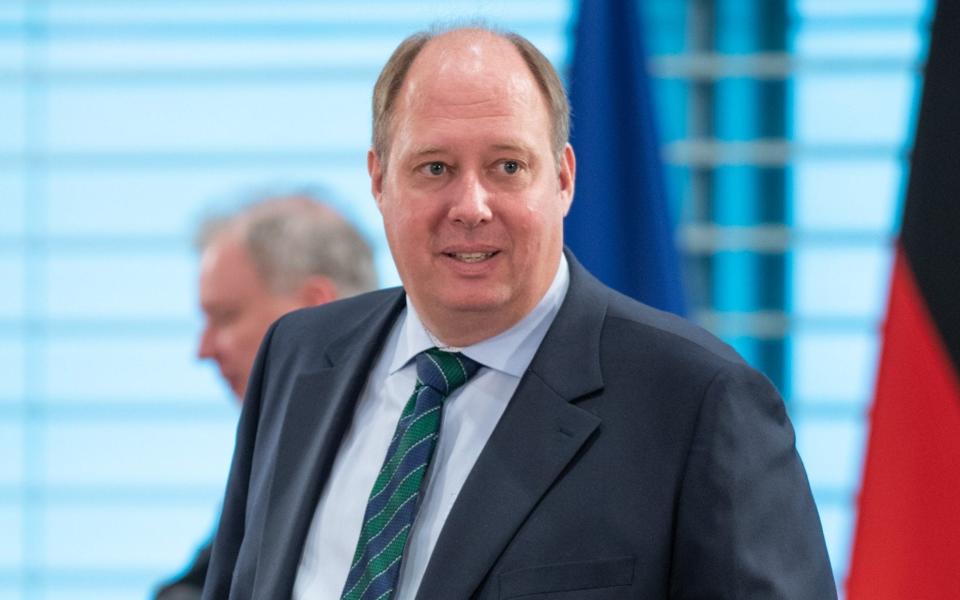 Mandatory Credit: Photo by ANDREAS GORA/POOL/EPA-EFE/Shutterstock (10652504aj) Helge Braun, head of the Federal Chancellery, attends a Cabinet Meeting in Berlin, Germany, 20 May 2020. German cabinet meeting, Berlin, Deutschland - 20 May 2020 - ANDREAS GORA/POOL/EPA-EFE/Shutterstock