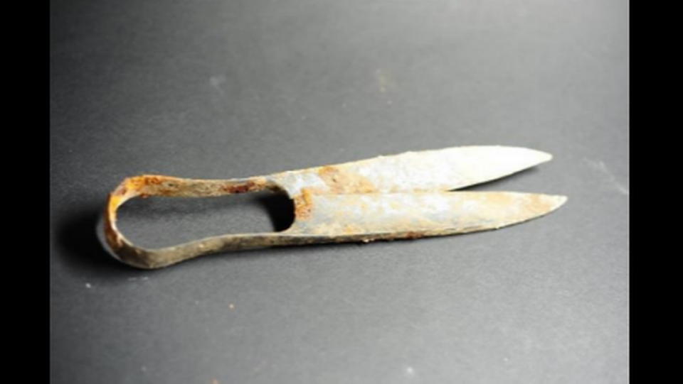 Experts described the scissors as a special find.