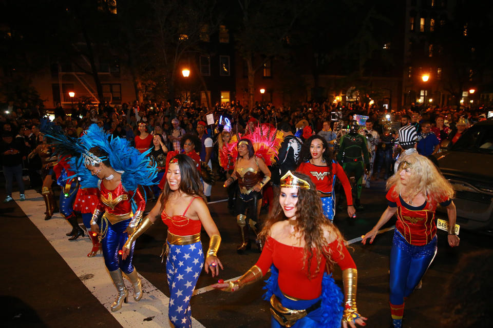 Political satire was on parade at Halloween in NYC