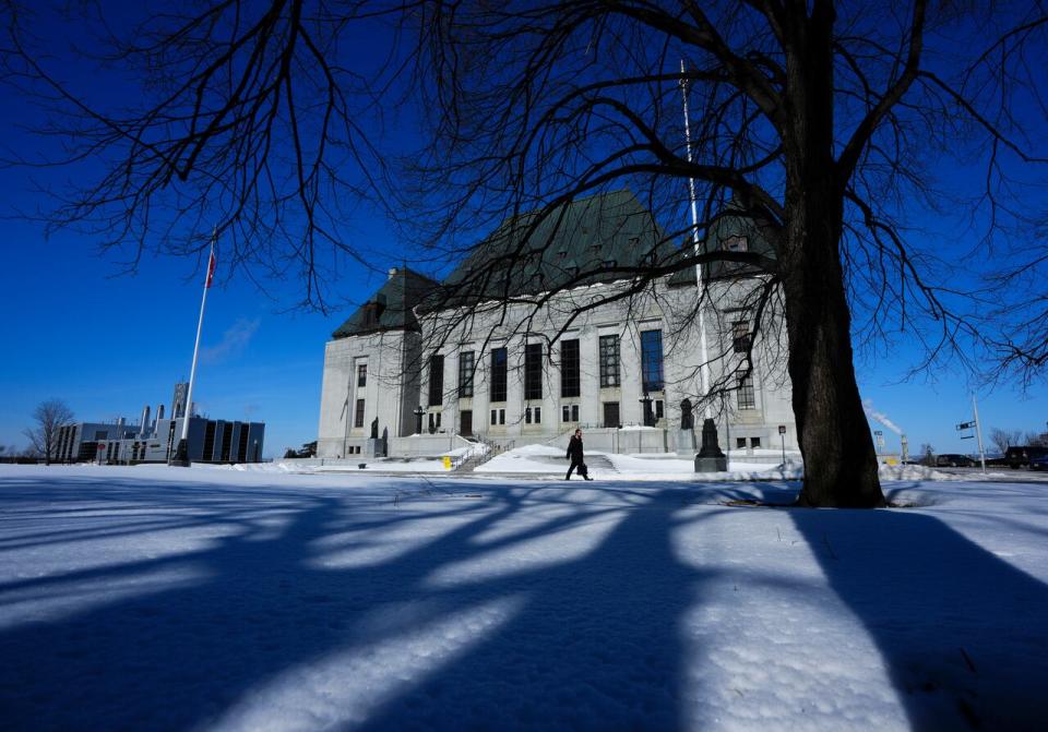 The Supreme Court of Canada is pictured in Ottawa on March 3, 2023.  (Sean Kilpatrick/The Canadian Press - image credit)