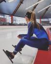 <p>Alusalu and her male teammate, Marten Liiv are the first Estonian speed skaters to compete at Olympic level since Ants Antson represented the Soviet Union in the 1960s. (Photo via Instagram/saskiaalusalu) </p>