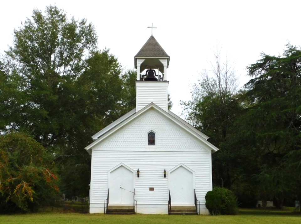 St. Mark’s Epsicopal Church, Boligee was organized in 1854, and this building built in 1878. It is featured on the Greene County Tour of Homes.