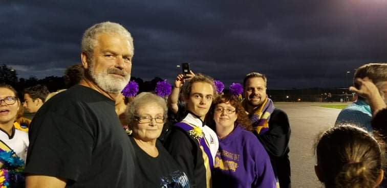 Robert and Charlotte Vaughan, left, with their grandson, Vaughan Mauer (middle) and parents Denise and Thomas Mauer (right) at Calvacade of Bands in Hershey, Pa.