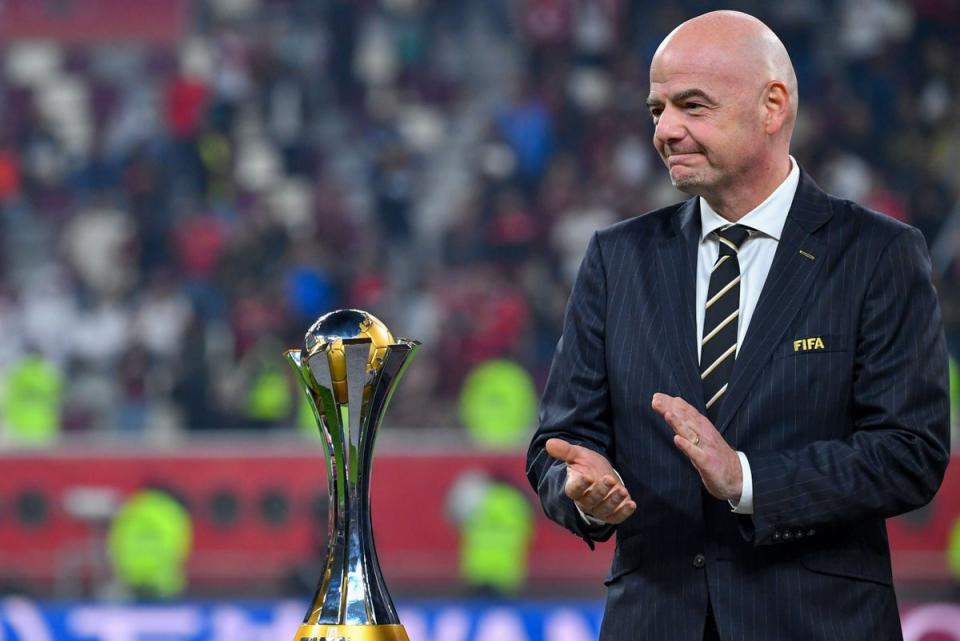 Gianni Infantino announced the Club World Cup in 2022 (AFP via Getty Images)