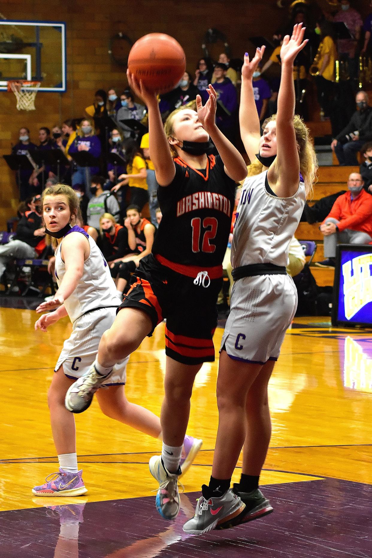 Turner Plumer takes a shot in the paint in during a recent game. Find out how Canton High teams are doing on their season with the Canton Sports Round Up! Canton Daily Ledger File Photo/Kevin Wright