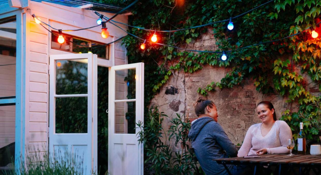 The best outdoor lighting to make your garden glow. (Getty Images) 