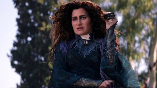 Kathryn Hahn as Agatha Harkness in "WandaVision," a role she will reprise in "Agatha: Coven of Chaos"<p>Marvel Studios/Disney</p>