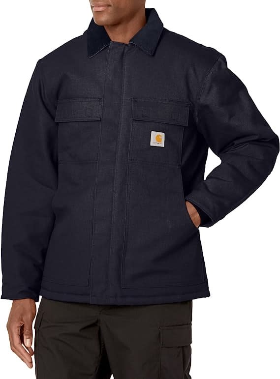 carhartt black zip up coat