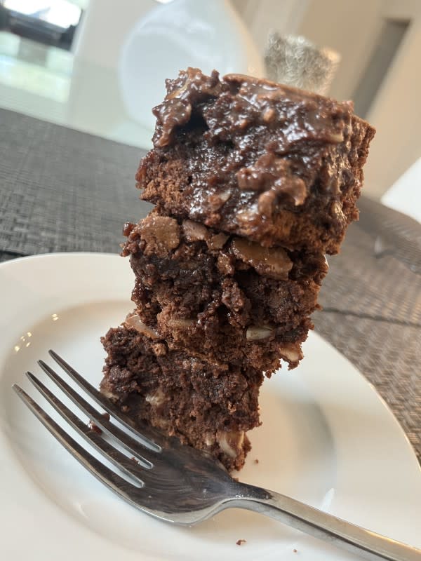 Ayesha Curry's Horchata Brownies Final Stack<p>Courtesy of Dante Parker</p>