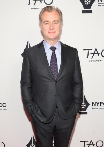 <p>Cindy Ord/Getty</p> Christopher Nolan in New York City on Jan. 3, 2024