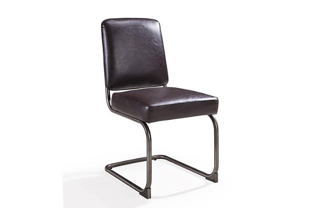 Cesca faux leather dining chair