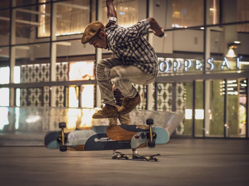 Syafiq, a former B-boy, social media moderator, and skateboarder.
