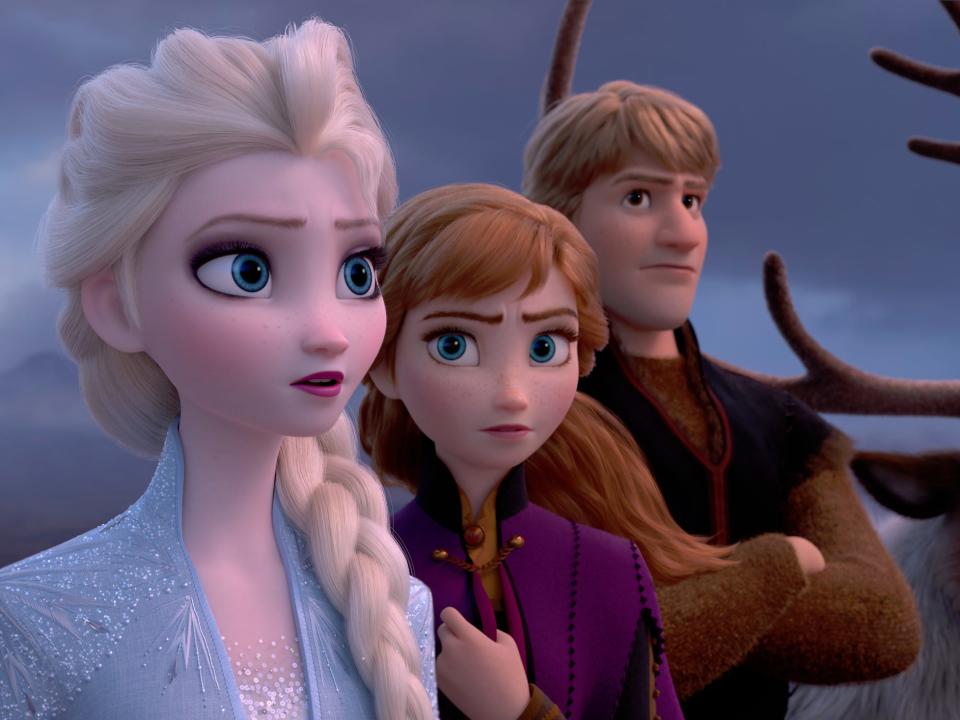 Elsa Anna Kristoff Sven Frozen 2 Movie Disney 