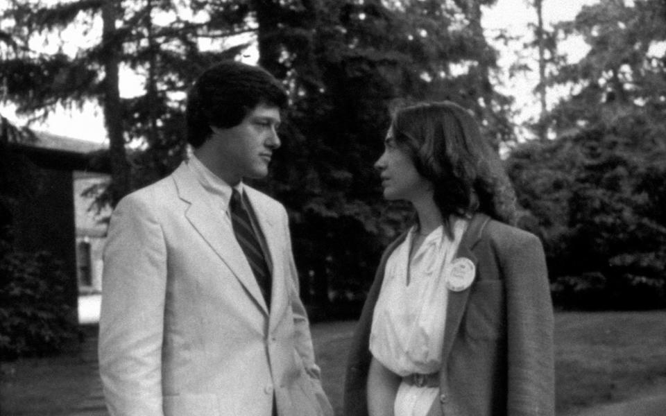 Bill Clinton and Hillary Rodham in 1969