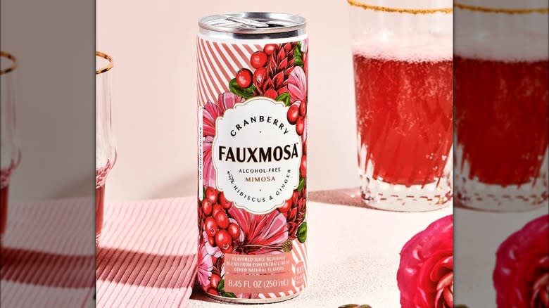 Fauxmosa Cranberry mocktail