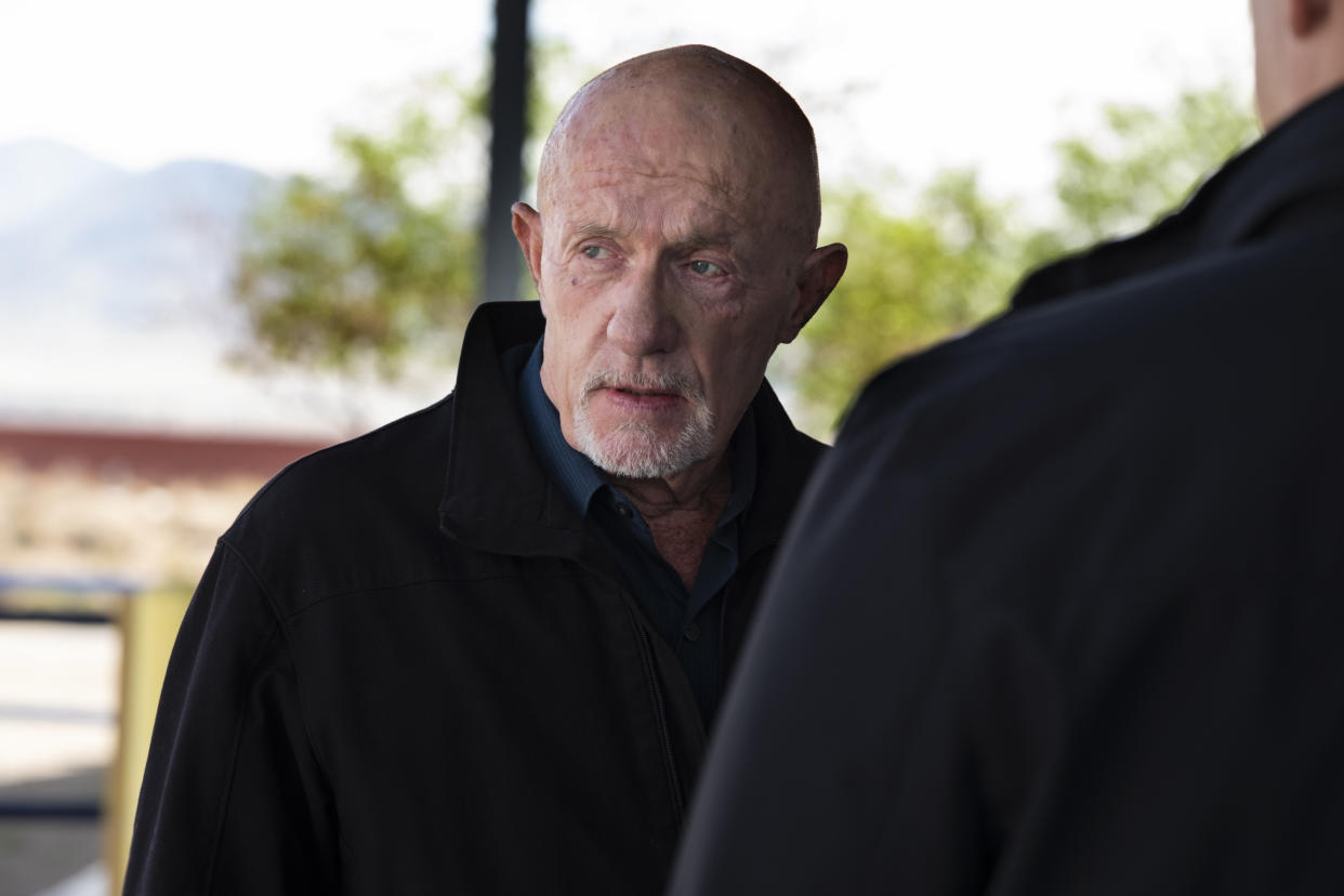 Jonathan Banks in the Season 4 finale of <em>Better Call Saul</em>. (Photo: Nicole Wilder/AMC/Sony Pictures Television)
