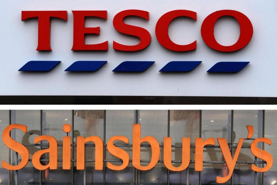 Tesco and Sainsbury’s have both said they are dealing with ‘technical issues’ (PA Archive)