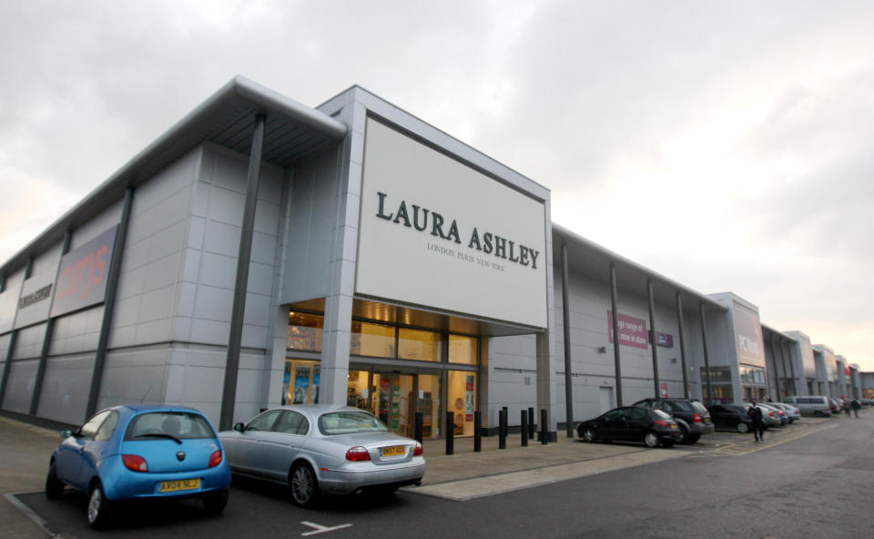 A general view of the Laura Ashley store in the Brunel Retail Park in Reading, Berkshire, where Asha Muneer, who was found stabbed to death next to the River Kennet, worked.