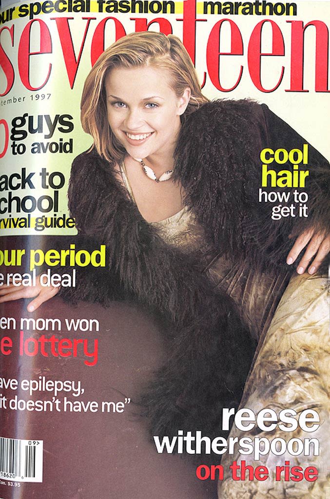 <b>Reese Witherspoon, 1997</b> How cute is Reese Witherspoon? Before the "Legally Blonde" movies and "Walk the Line," the 19-year-old actress was a <i>Seventeen</i>-proclaimed rising star. Besides Reese, other stuff that was cool in 1997 included "wearing colored plastic Slinkies as bracelets one color over the other for a cool rainbow effect" and using "metallic, multicolored pipe cleaners to dress [your] tresses." It was also declared that "pagers are the new communication tools of choice." That's only because Twitter hadn't been invented yet! <a href="http://www.seventeen.com/beauty/celebrity/makeovers/reese-witherspoon-bm-0308?link=rel&dom=yah_omg&src=syn&con=art&mag=svn " rel="nofollow noopener" target="_blank" data-ylk="slk:See Reese Witherspoon's Style Evolution;elm:context_link;itc:0;sec:content-canvas" class="link ">See Reese Witherspoon's Style Evolution</a> Courtesy Seventeen