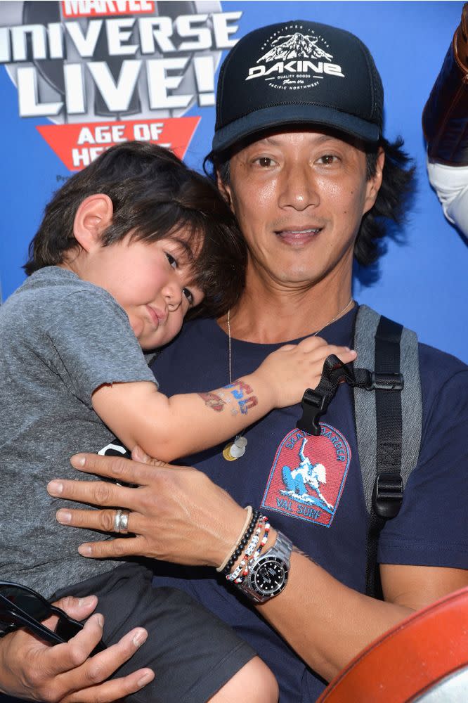 Will Yun Lee and son Cash in 2017 | Michael Tullberg/Getty