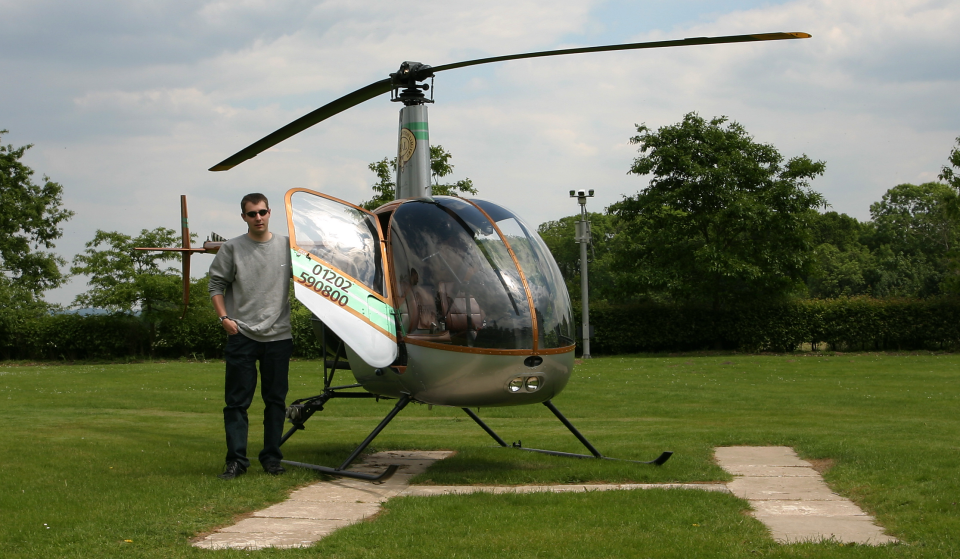 Adam Clarke is a helicopter pilot and qualified sommelier away from the workplace. Photo: Adam Clarke