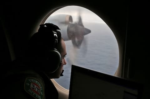 The search for MH370 covered a vast geographical area - Credit: AP