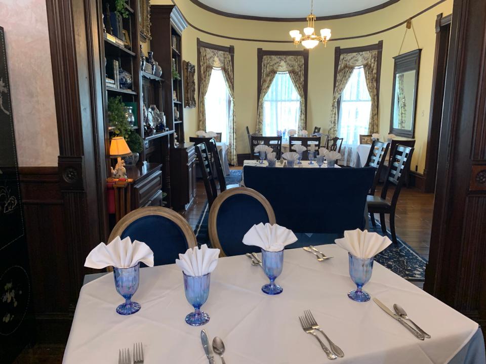 The fully Victorian Jones House Bed & Breakfast is set up for tea and lunch in Nacogdoches for a treat called Pemberley's at the Jones House.