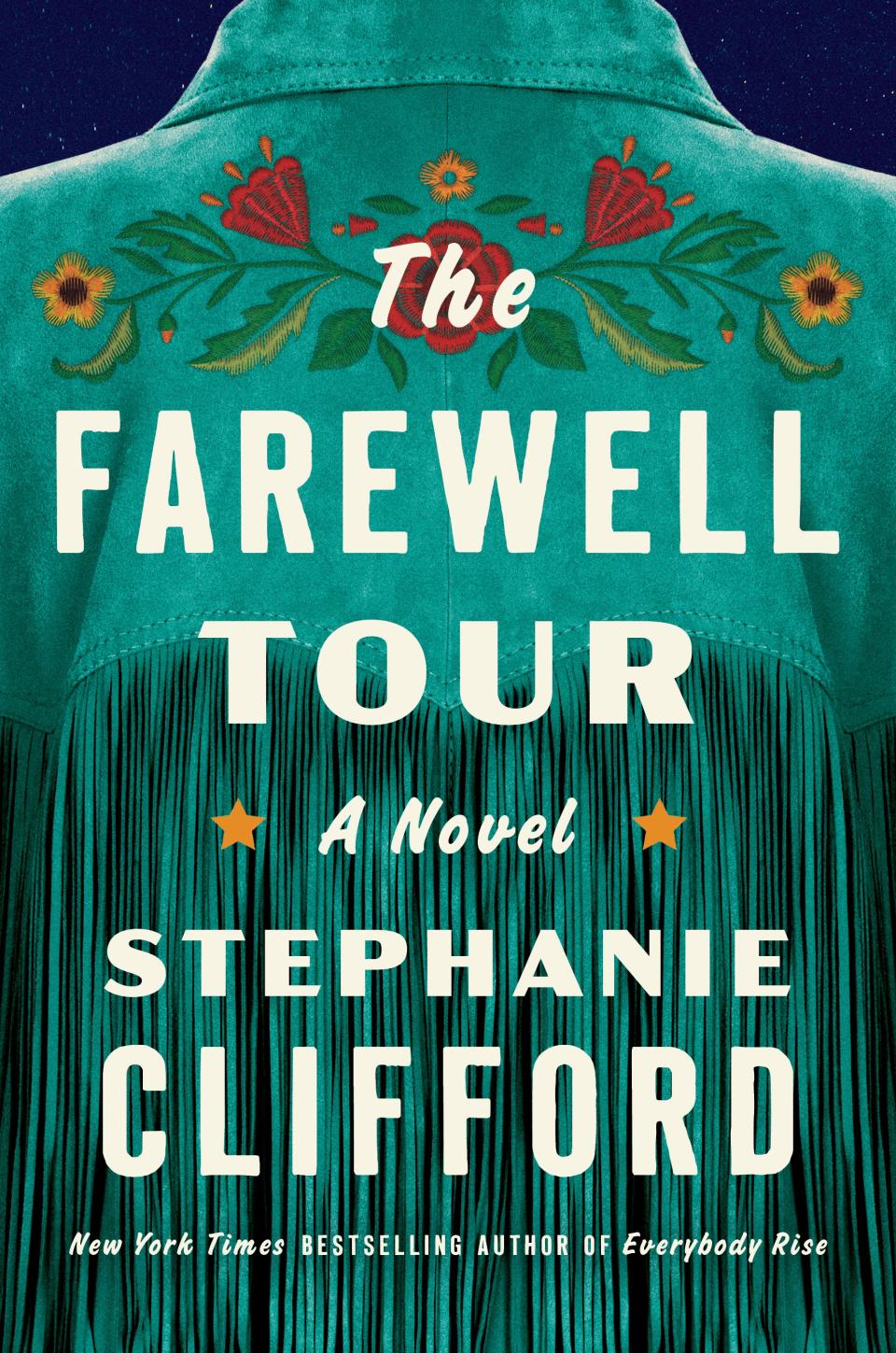 Book artwork for "The Farewell Tour," a country music novel by Stephanie Clifford.