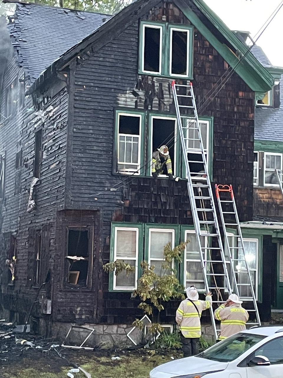 Fire seriously damages two homes in Brockton