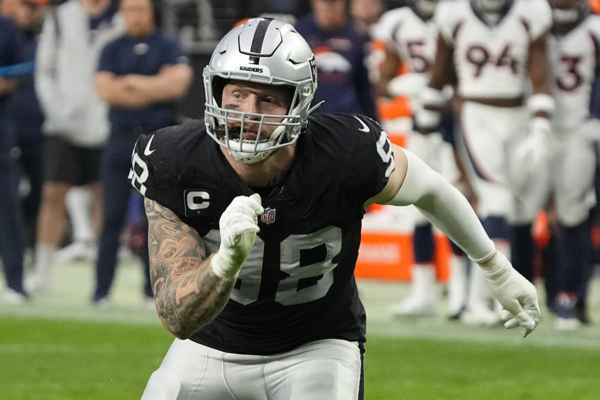 Raiders DE Maxx Crosby No. 1 in WAR since 2021