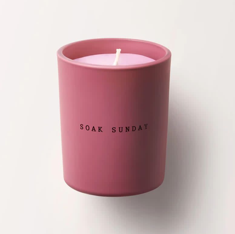 soak sunday candle