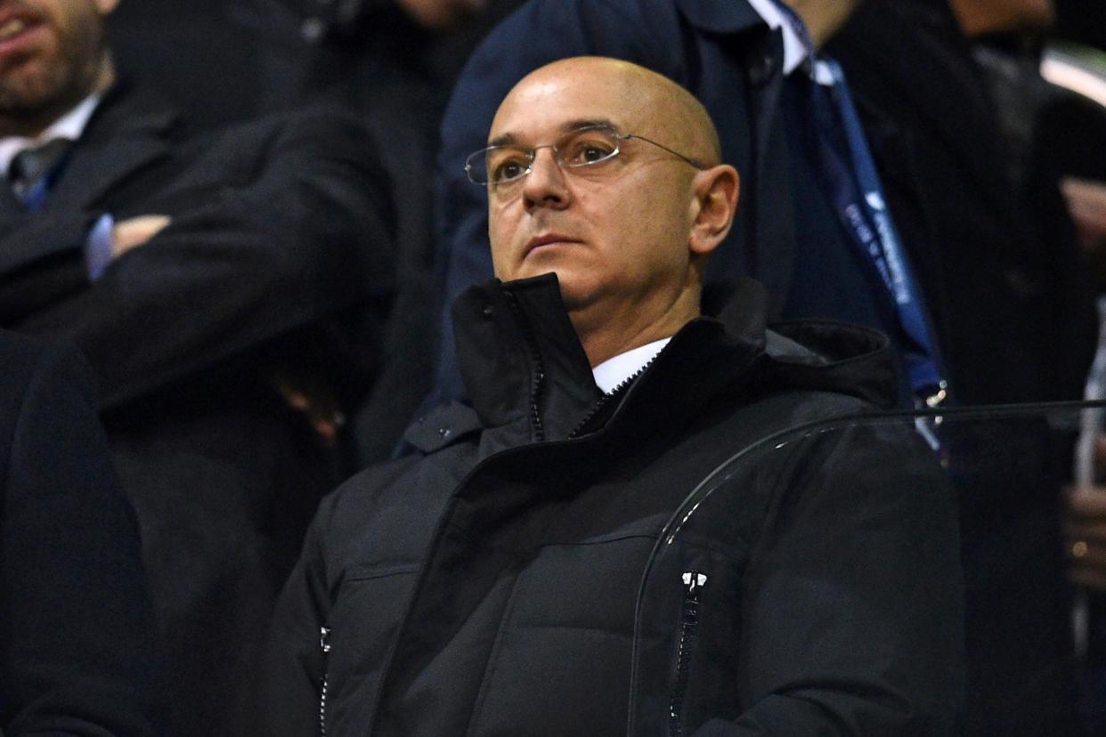 Profit | Spurs chairman Daniel Levy is counting the cash with a new stadium to finance: IKIMAGES/AFP/Getty Images
