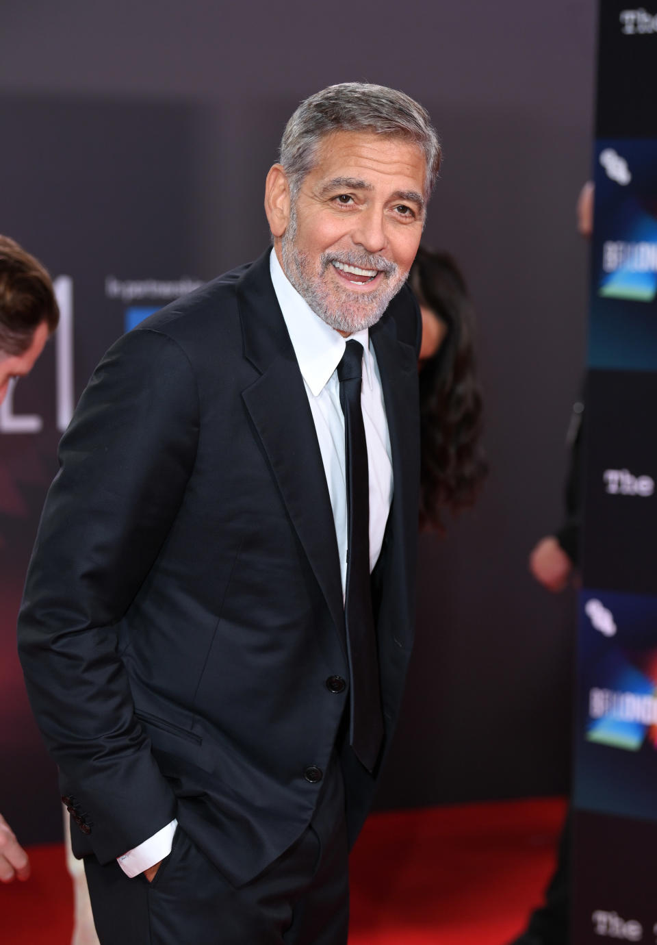 George Clooney attends "The Tender Bar" premiere in London, England