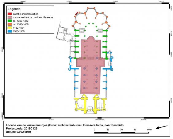 Location of wall and Romanesque church (Ruben Willaert bvba)